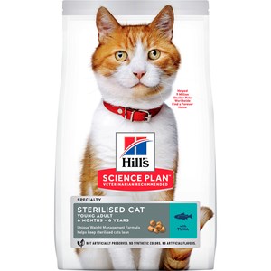 Kattmat Hill's Science Plan Young Adult Sterilised Tuna 1,5 kg