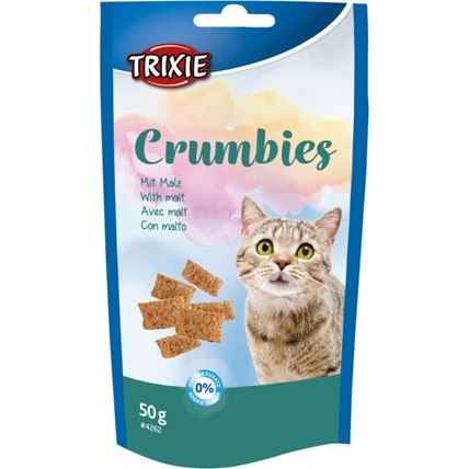 Kattgodis Crumbies med malt