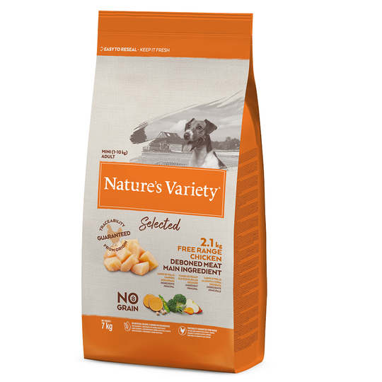 Nature's Variety Selected Mini Adult Free Range Chicken - Ekonomipack: 2 x 7 kg