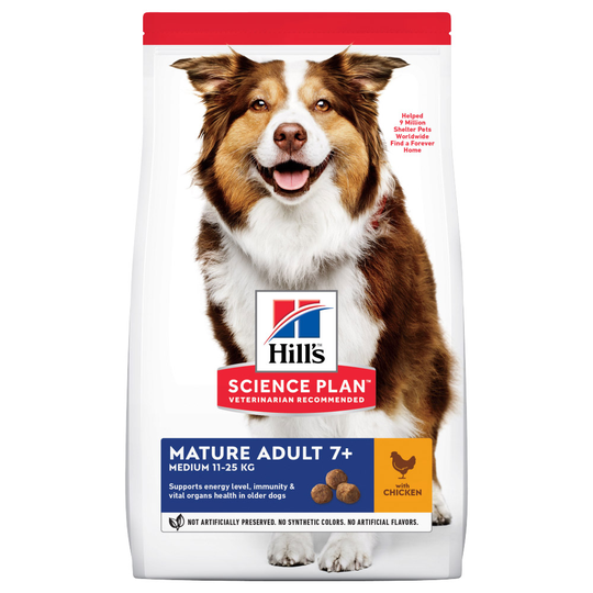 Ekonomipack: 2 x Hill's Science Plan hundfoder - Mature Adult Medium Chicken (2 x 14 kg)