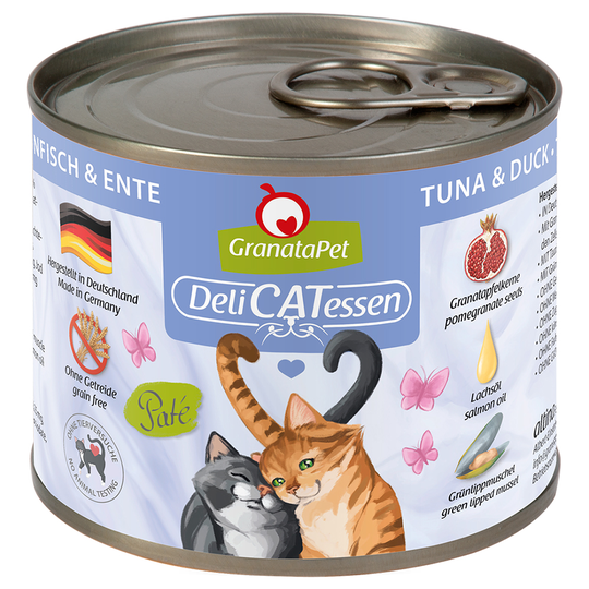 GranataPet DeliCatessen 6 x 200 g - Tonfisk & anka