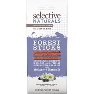 Gnagargodis Selective Naturals Garden Sticks Björnbär och Kamomill, 60 g