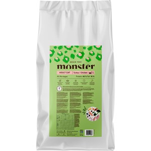 Kattmat Monster Cat Grain Free Adult Turkey/Chicken 14 kg