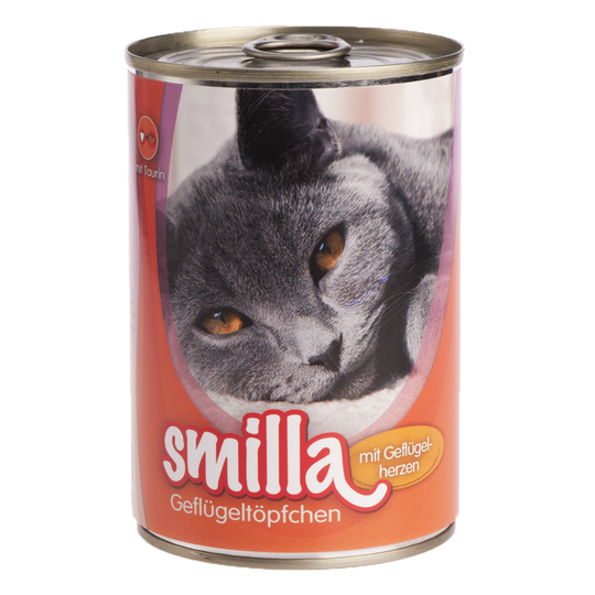 Smilla Poultry Pot 6 x 400 g - Mört fjäderfäkött med fjäderfähjärtan