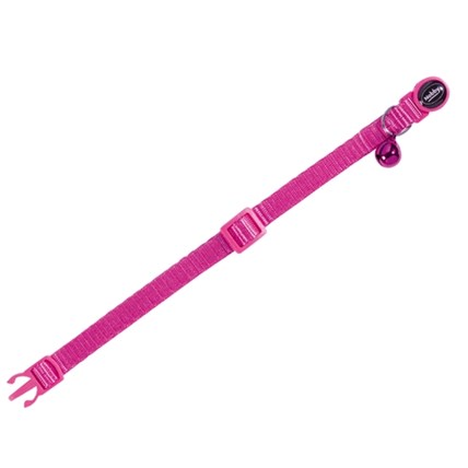 Enfärgat katthalsband nylon Rosa