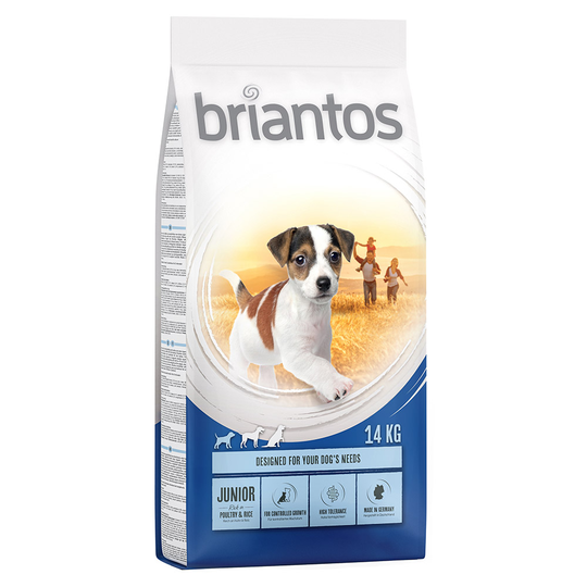 Ekonomipack: 2 påsar Briantos till lågpris! - Junior (2 x 14 kg)