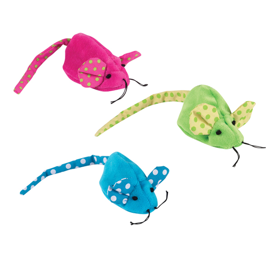 Zanies Polka Dot Catnip Möss 2-pack