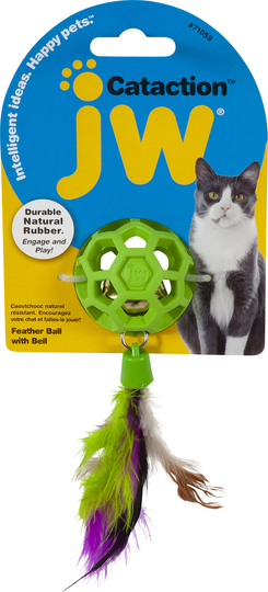 JW Cataction Fjäderboll med pingla