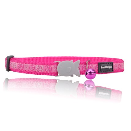 Halsband Paw impressions Hot Pink