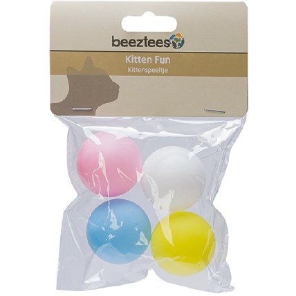 KATTLEKSAK PING PONGBOLLAR 4-P BEEZTEES