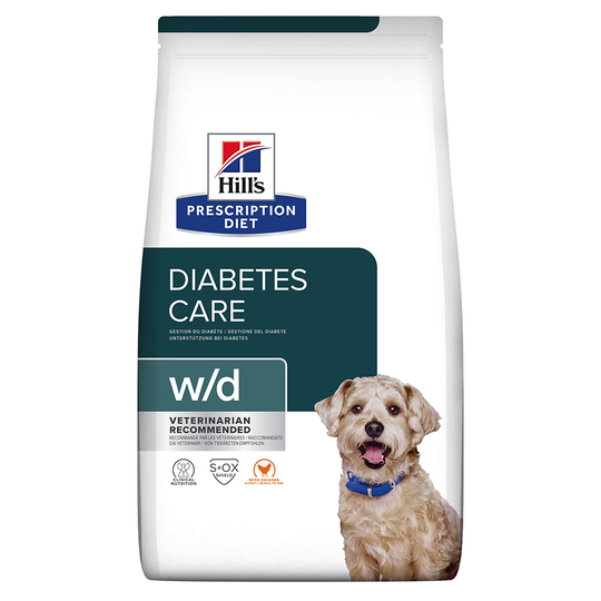 Hill's Prescription Diet w/d Diabetes Chicken hundfoder - 10 kg