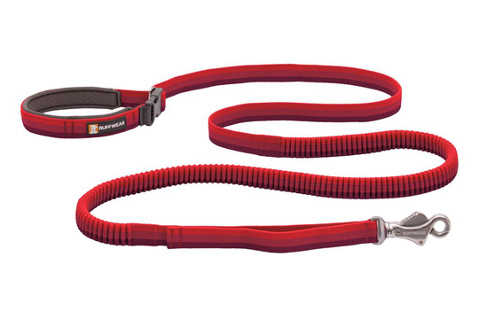 Ruffwear Roamer Bungee 2021- Justerbart Koppel- Red Sumac (1,7 - 2,1 m)