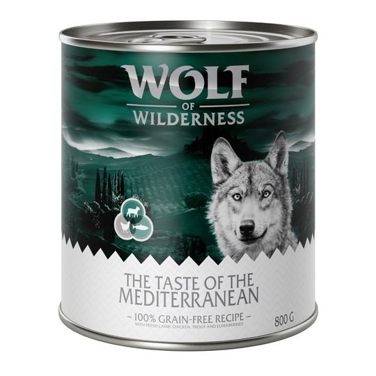 Wolf of Wilderness "The Taste Of Mediterranean" 6 x 800 g
