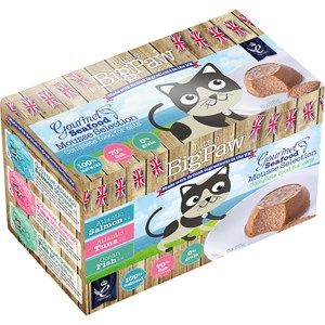 Kattmat Little Big Paw Gourmet Seafood Mousse Selection 85g