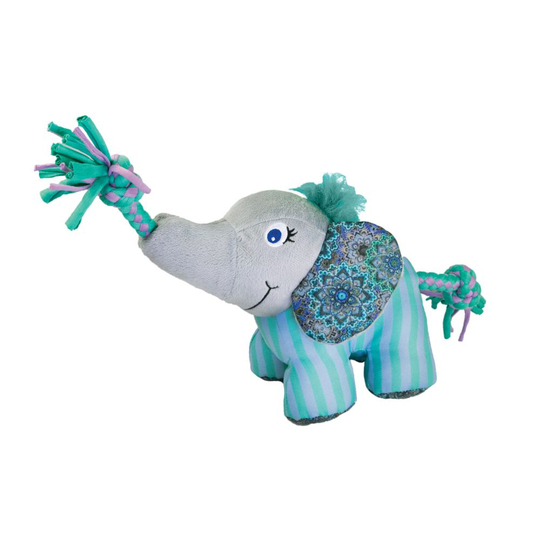 KONG Knots Carnival Elephant - Stl. S/M: L 9 x B 17 x H 13 cm