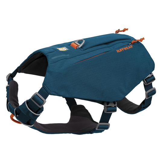 Ruffwear Switchbak Blue Moon hundsele - Stl. M: 69-81 cm bröstomfång