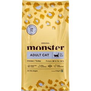 Kattmat Monster Cat Original Adult Chicken/Turkey 6 kg