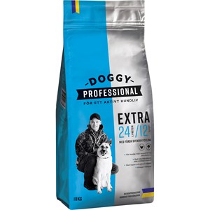 Hundfoder Doggy Professional Extra, 18 kg