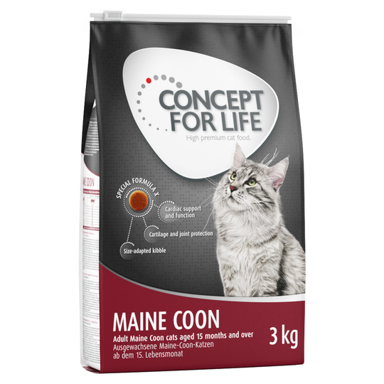 Concept for Life Maine Coon Adult - förbättrad formel! - 10 kg + 2 kg på köpet!
