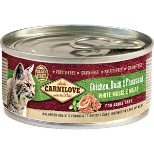 Kattmat Carnilove Adult Kyckling & Fasan i Gelé 100g