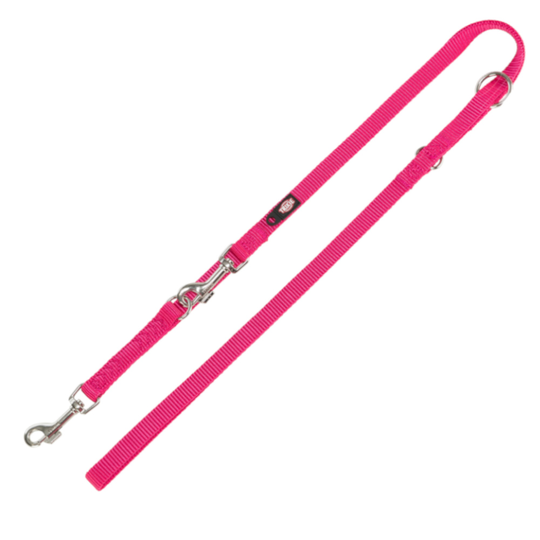 Trixie Premium justerbart koppel, fuchsia - Stl. XS-S: 2 m långt/15 mm brett