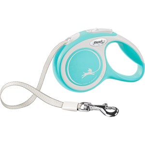 Koppel Flexi New Comfort Band XS 3 m Ljusblå