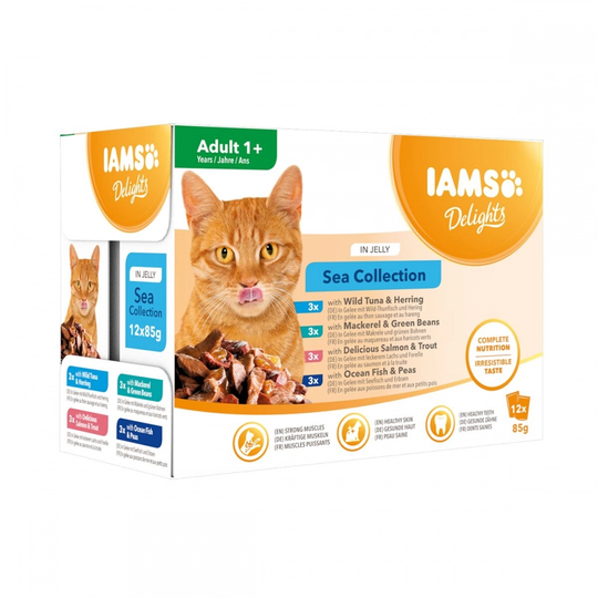 Iams Delights in jelly Multipack Sea Collection 12x85 g