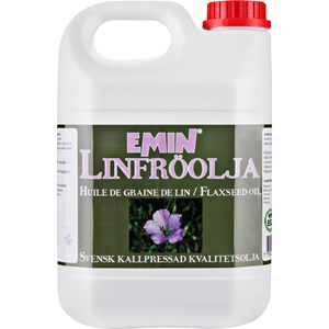 Fodertillskott Emin Linfröolja, 2,5 l