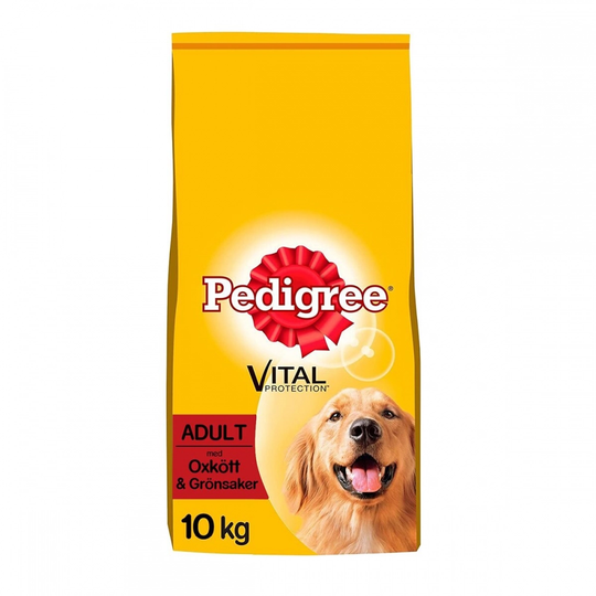 Pedigree Adult Vital Protection Oxkött och Grönsaker 10 kg