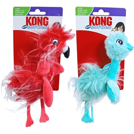 Kattleksak Kong Frizz Bird, Röd