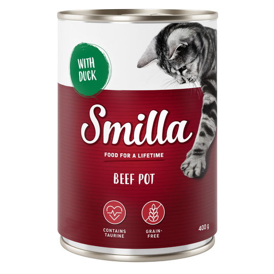 Smilla Beef Pot 6 x 400 g Nötkött & anka