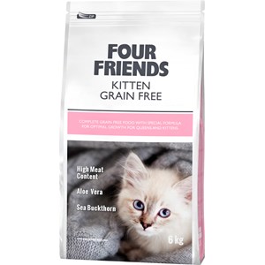 Kattmat Four Friends Grain Free Kitten, 6 kg