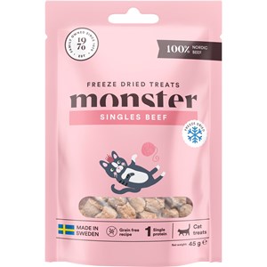 Kattgodis Monster Cat Treats Freeze Dried Beef 40 g