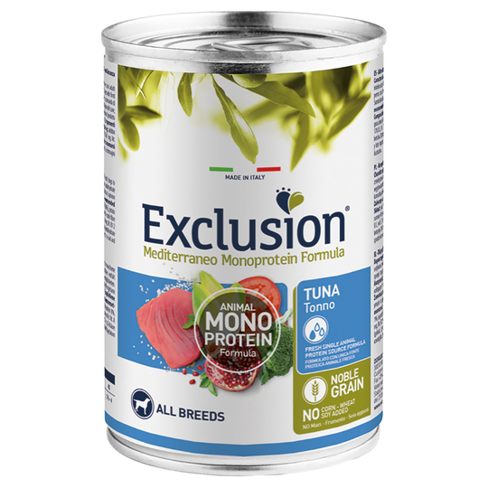 Exclusion Mediterraneo Adult 12 x 400 g Tonfisk