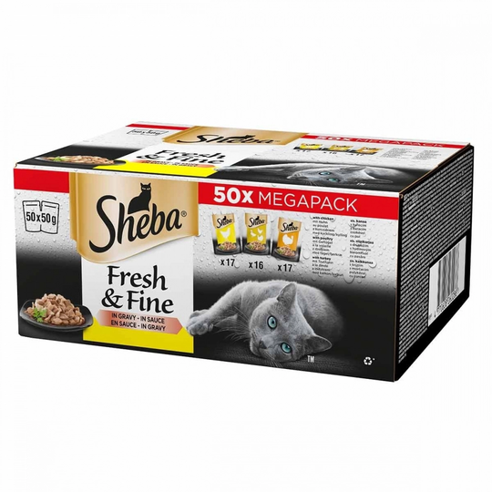 Sheba Fresh & Fine 50x50 g