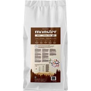 Hundfoder Monster Dog Grain Free Adult All Breed, 17 kg