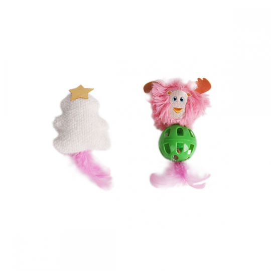 Meow&Me MarshmallowJungle Julgran & Lejon 2-pack