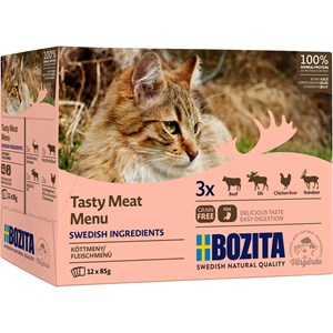 Kattmat Bozita Menybox Kött i gelé 12x85 g