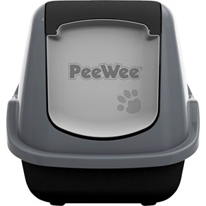 Kattlåda PeeWee EcoHus Svart/Antracit