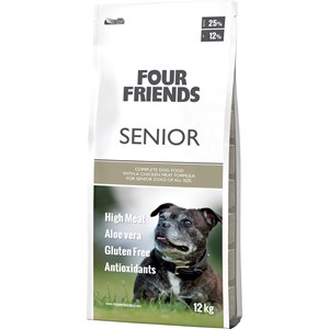 Hundfoder Four Friends Senior, 12 kg