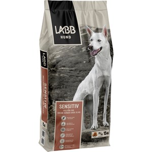 Hundfoder Labb Sensitiv Mellanstora och Stora raser, 15 kg