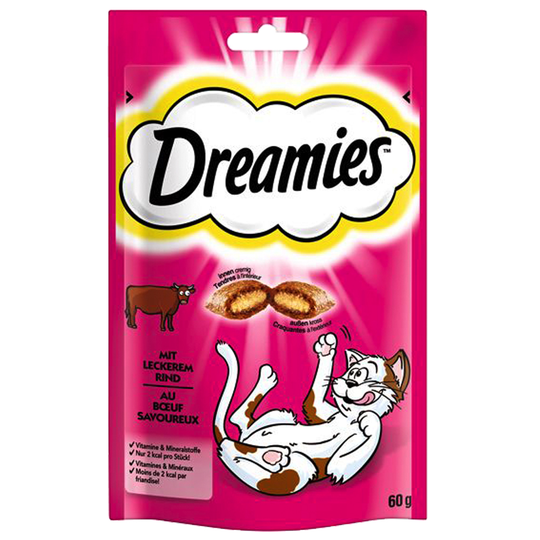 Dreamies Cat Treats 60 g - Nötkött (60 g)
