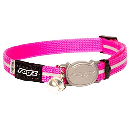 Katthalsband Rogz Alley cat rosa S