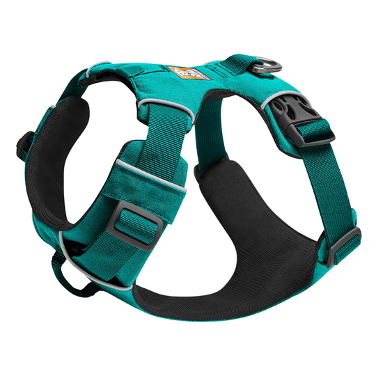 Ruffwear Front Range Aurora Teal hundsele - Stl. S: 56 - 69 cm bröstomfång, B 24 mm