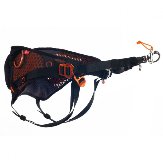 Non-Stop Dogwear Midjebälte till hund Svart & Orange (S)