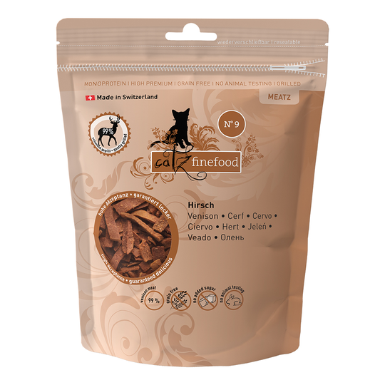 catz finefood Meatz - Ekonomipack: 2 x N°9 Hjort 45 g