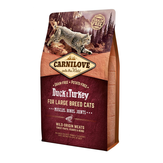 Carnilove Cat Large Breed Anka & Kalkon (2 kg)