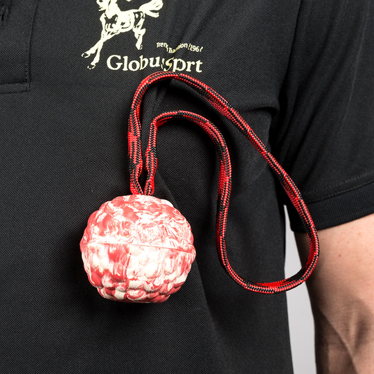 RADDOG Boll med ögla- hårt gummi 6cm -Magnet