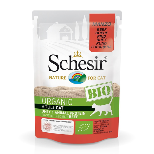 Schesir Bio Adult Biff Paté 85 g