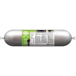 Hundfoder Four Friends Köttkorv Adult Kyckling, 800 g